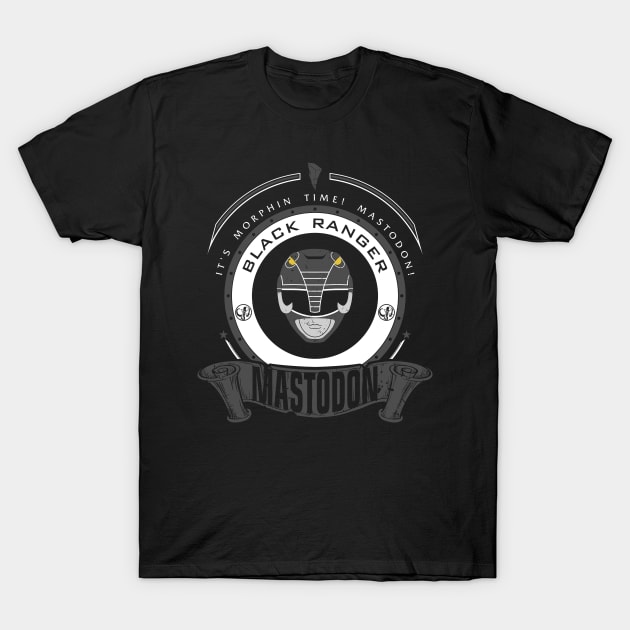 BLACK RANGER CREST T-Shirt by Exion Crew